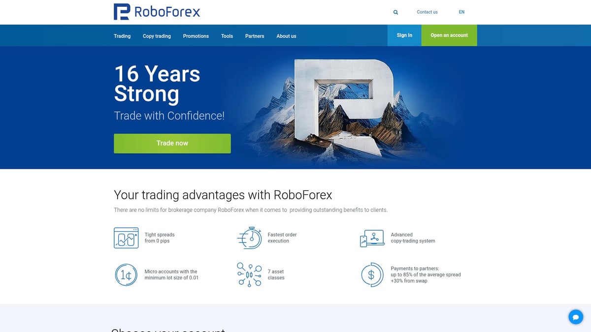 7 Best Forex Brokers With No Deposit Bonus in 2025 - RoboForex
