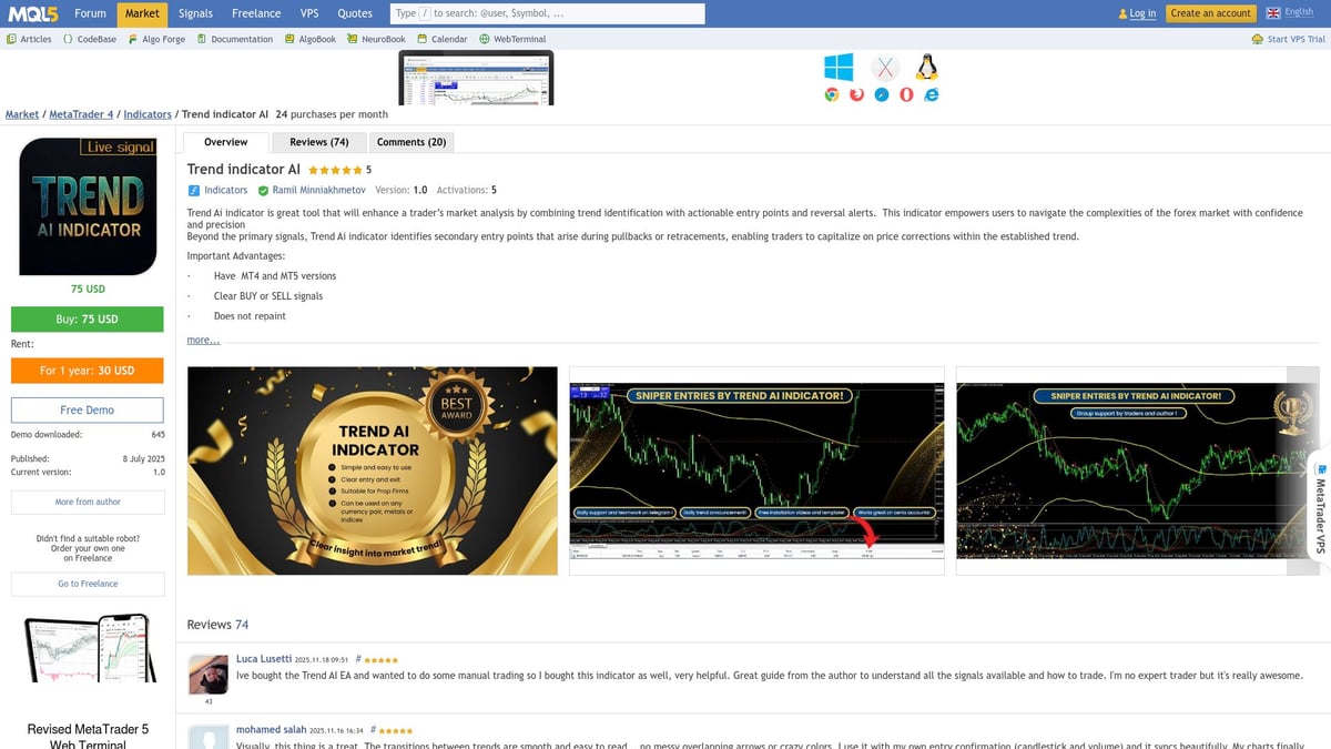 7 Essential Metatrader 4 Indicators for Smarter Trading 2026 - Trend Indicator AI
