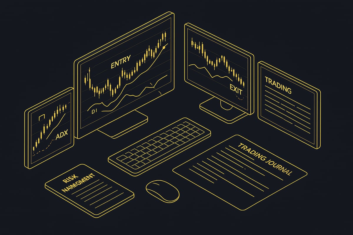 Trading Strategies with DMI/ADX: Entry, Exit, and Risk Management