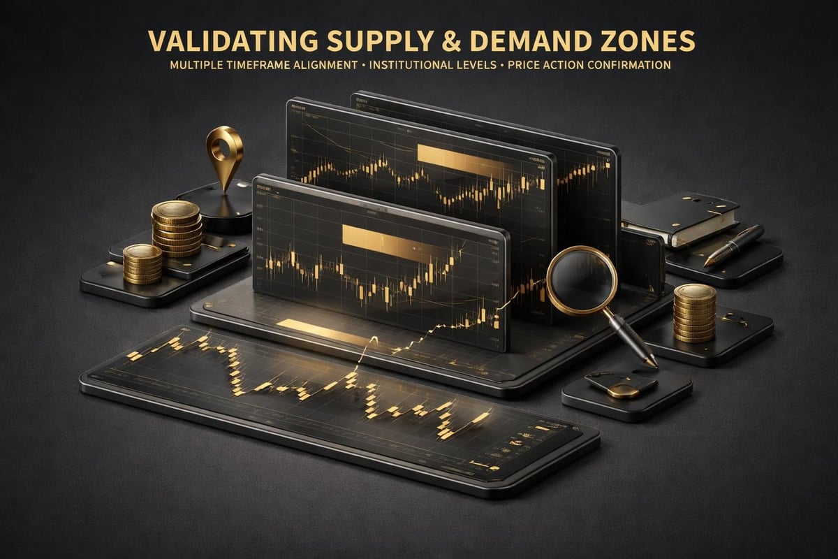 Supply demand zone validation process
