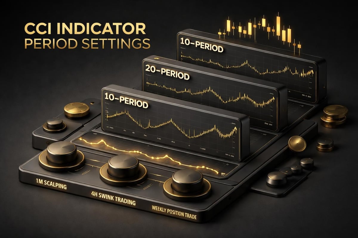 CCI period settings comparison across timeframes